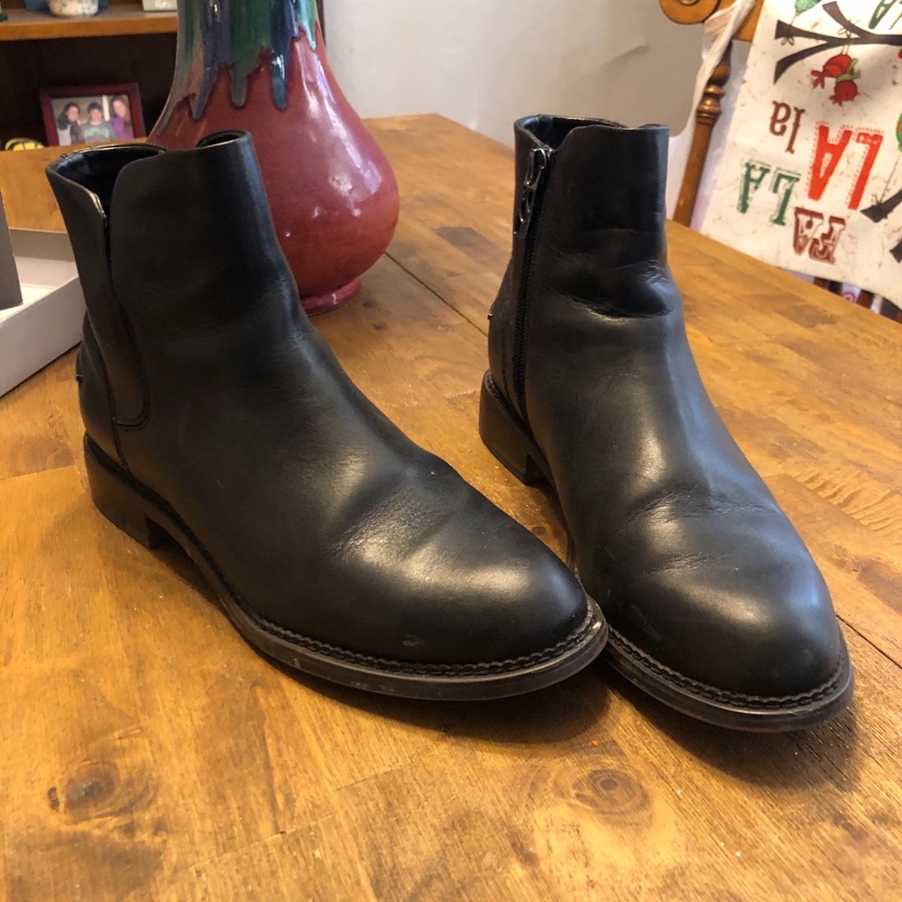 Franco Sarto black booties
